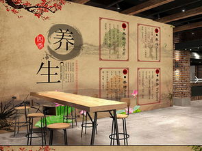 古韻生香 中國風復古四季養(yǎng)生足療館背景墻與養(yǎng)生服務融合之道